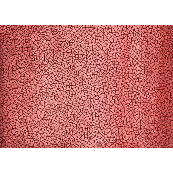 Ahgly Company Indoor Rectangle Patterned Chilli Pepper Red Area Rugs, 5' x 8'
