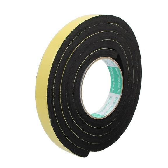 20mm Width 10mm Thickness Single Side Shockproof Sponge Foam Tape 2M Length