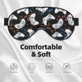 thumbnail image 3 of Goofa Game Printed Sleep Eye Mask for Men Women, Zero Eye Pressure Sleeping Mask, Light Blocking Night Blindfold, Soft Eye Shade Cover, 3 of 7