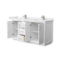 thumbnail image 4 of Wyndham Collection WCF414166DGBWCUNSMXX Strada 66" Free Standing Double Basin Vanity Set -, 4 of 7