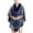 Navy, variant on Uaswgudfs ​Women's Fall/Winter Wool-Blend Cape Coat: Faux Fur Collar w/ Wrap Style & Tie Waist​