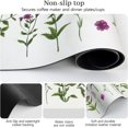 thumbnail image 6 of Dish Drying Mat, Multiple Usage Coffee Bar Mat, Kitchen Counter Mat, Absorbent Hide Stain Rubber Backed Dish Drying Pad(16.1"x24.1", 2-Row Flower), 6 of 6