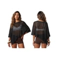 thumbnail image 2 of LMLYSoH Womens Knitted Ponchos Tops Shimmer Solid Shawl Wraps Comfortable Asymmetry Cape for Spring Summer, 2 of 9