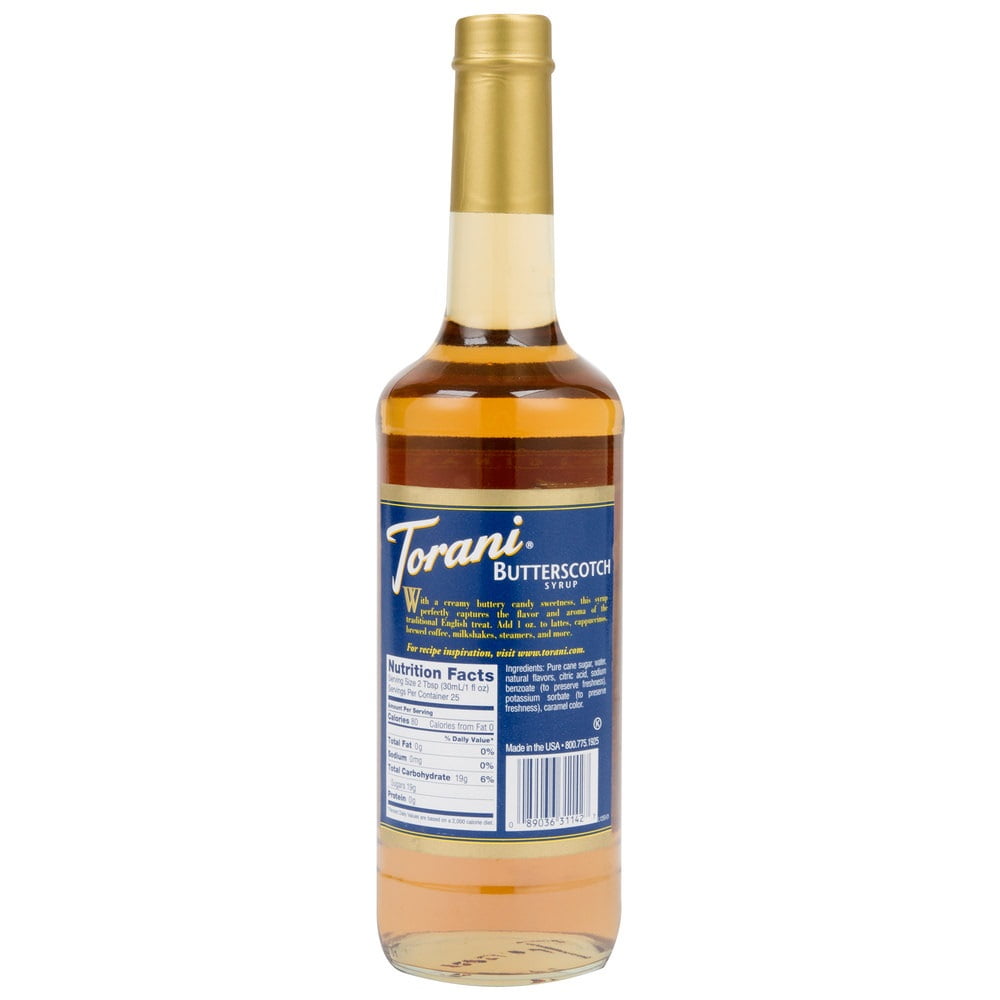 Torani Butterscotch Syrup 750mL