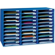 Classroom Keepers Blue Corrugate3 0-Slot Mailbox