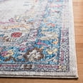 thumbnail image 3 of SAFAVIEH Bristol Doncho Oriental Polyester Runner Rug, Light Gray/Blue, 2'3" x 12', 3 of 10