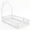 White, variant on Costway Twin Size Montessori Floor Bed for Toddler with Lockable Door Full-Length Guardrail White