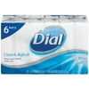 Dial Bar: Clean & Refresh White Antibacterial Deodorant 4 Oz Ea Soap, 6 ct