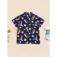 thumbnail image 4 of GXFC Toddler Baby Boys 4th of July Shirts Little Boys Summer Short Sleeve T-Shirts Independence Day Graphic Print Tops 1-6Y, 4 of 8