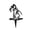 Style 3, variant on SDFGTstore Metal Iron Faceless for Doll Gnomes Statue Art Silhouette Home Garden Decoration