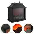 thumbnail image 3 of HLONKMini Christmas Fireplace Lantern LED Flameless Light for Home Indoor Decor, 3 of 7