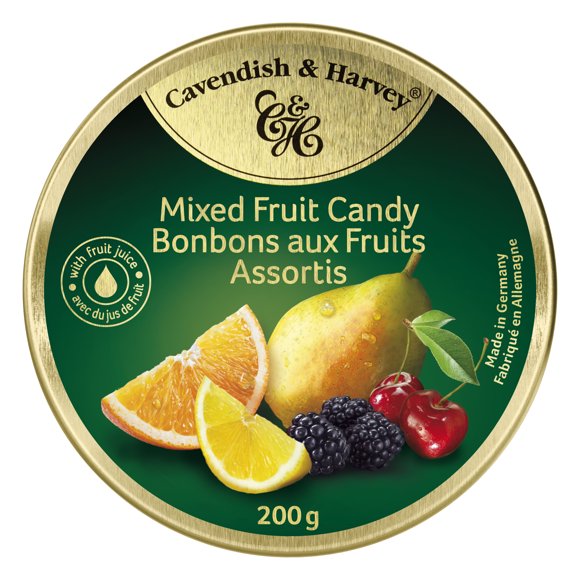 Cavendish & Harvey Mixed Fruit Flavoured Candy in Tins
