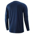 thumbnail image 2 of Mens Fashion Henley Shirts Long Sleeve Button Cotton T-Shirt Crewneck Sweatshirts Casual Slim Fit Tops Comfy Basic Shirts Lightweight Pullover Workout Shirt, 2 of 3