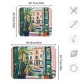 thumbnail image 4 of Yayeee Dish Drying Mat for Kitchen Counter 16"x18" Microfiber Absorbent Pad, Window Scene, 4 of 7