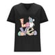 thumbnail image 3 of Corto para las Mujeres Casual Verano 2025 Pascua Impresión V-Cuello Camiseta, Ligero 95% Poliéster 5% Spandex Top para Toda la Temporada Hogar Y Diario, 3 of 7