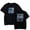 Black, variant on XUANXIAOJIANG Cavetown Fashionable casual retro unisex short sleeved T-shirt top