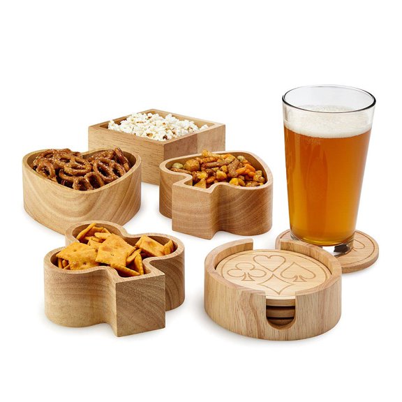 CARD PLAYERS PARTY ENSEMBLE by Peterson Housewares Artwares