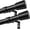 1"Diameter/ Black, variant on 5/8” Diameter Curtain Rods 30-45 Inch, for 30-39 Inch Windows, Adjustable Splicing Black Curtain Rods for Windows with Brackets, Window Rod Long Small Curtains Rod