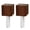 Dark Brown, variant on Dserhfy 2 Pcs Mini Vase Magnet for Fridge Wall Mounted Vase 3D Magnetic Wooden Vase Holder with Test Tube Fridge Attachment Vase for Kitchen Bedroom Office Decoration