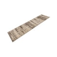 thumbnail image 4 of Unique Loom Del Mar Collection Area Rug - Lucille (2' 7" x 10' Runner Brown/Ivory), 4 of 9