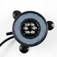 thumbnail image 2 of Aquarium Air Curtain Bubble Stone Tray With 12 Colorful Leds, Fish Tank Led Waterproof Light Round Submersible Light, 2 of 2