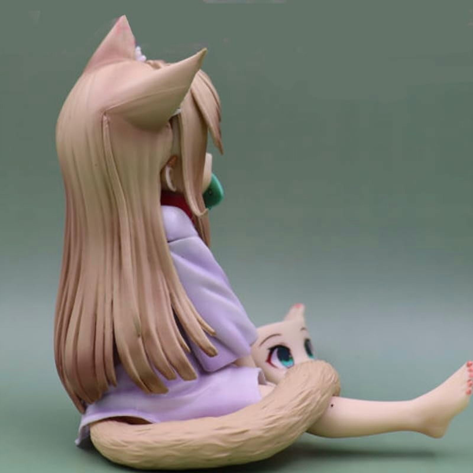 Newly Kinako Figure Replacement Face Eating Fish Kinako Action Figures 14cm/5.5inch Collectible Model Decoration for Anime Fans