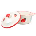 thumbnail image 1 of 1pc Ceramic Baking Bowl Round Shape Complementary Food Bowl Dessert Serving Bowl, 1 of 9