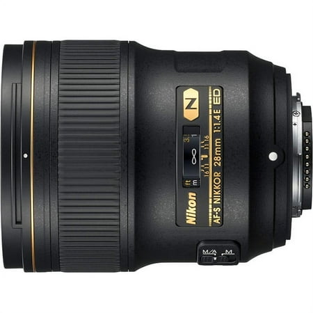 Nikkor AF-S 28mm f/1.4 E ED Wide-Angle Lens for Nikon D3 - Black