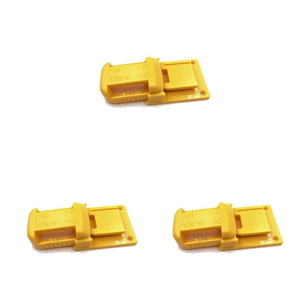 Scienceny Soporte de portátil preperforado herramienta de plástico soporte fijo garaje interior ranuras de almacenamiento reemplazo para Amarillo 3piezas Scienceny CBP230489