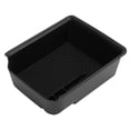 thumbnail image 1 of Caja para reposabrazos de coche, organizador de almacenamiento de espacio grande, carcasa dividida, accesorio de repuesto, color negro, 1 of 9