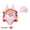 Rose Clair, variante sur Care Bears Maillot de Bain une Pièce à Manches Longues pour Bébé Fille Tailles 0/3M-6Y