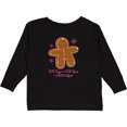 thumbnail image 3 of Inktastic Sugar & Spice Gingerbread Girls Long Sleeve Toddler T-Shirt, 3 of 5