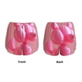 thumbnail image 3 of Rateoe Pink Balloon Puppy Art Printed 2 in 1 Women's Workout Shorts for Athletic Gym Running Shorts with Phone Pockets-Medium, 3 of 7