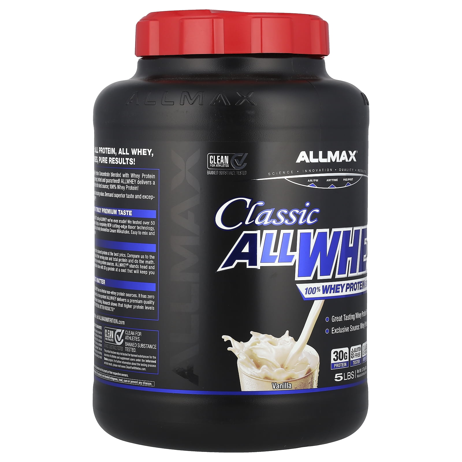 AllMax Nutrition - AllWhey Classic Pure Whey Protein Blend French Vanilla - 5 lbs.