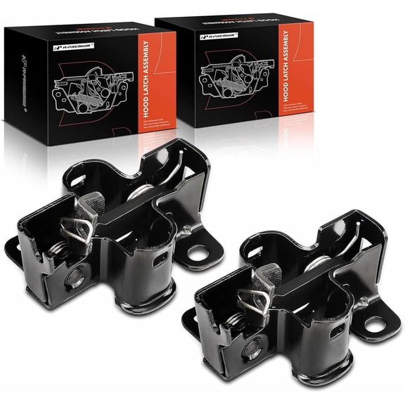 A-Premium Hood Latch Lock Assembly Compatible with Mercedes-Benz Vehicles - C230 C240 C32 AMG C320 E320 E500 E55 AMG E550 GL320 GL350 CLS500 CLS55 AMG CLS550 CLS63 AMG R320 - Front Lower