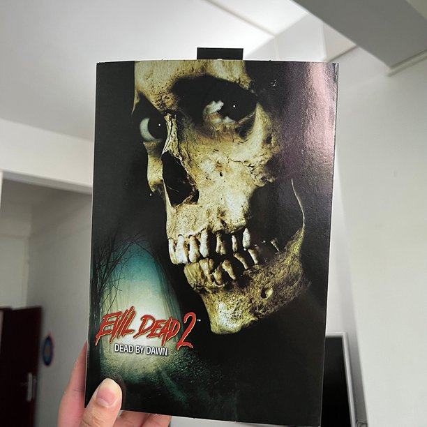 NECA-figura de Ash Evil Dead 2 Dead by Dawn, Eligos de Ash Evil, modelo de acción de Terror clásico, juguete de Terror, regalos de cumpleaños y Navidad
