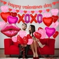 thumbnail image 5 of KatchOn Valentines Day Decorations Set - 30 Inch, Pack of 47 | Valentines Backdrop | XOXO Balloons | Red Lip Balloons | Valentines Heart Balloons | Galentines Day Decorations, 5 of 5