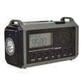 thumbnail image 1 of Radio meteorológica de emergencia con manivela solar, alarma SOS de 10000MAh para supervivencia al aire libre, 1 of 9