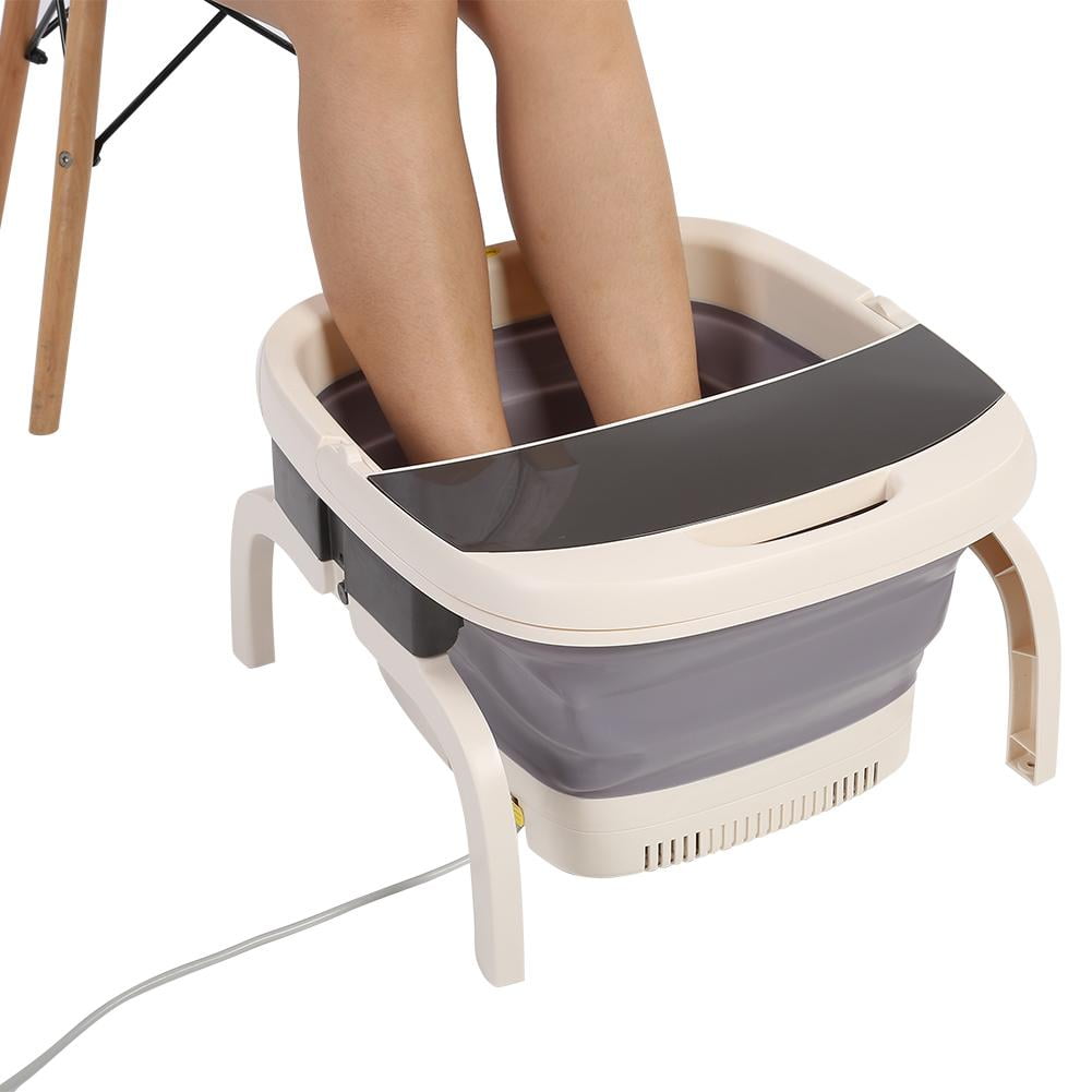 Ashata Foldable Foot Spa Bath Massager Heating with Bubble Automatic