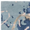 thumbnail image 5 of SAFAVIEH Soho Daffodil Abstract Runner Rug, Blue/Light Pink, 2'6" x 8', 5 of 7