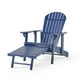 Patio Chair with 3 Position Adjustable Backrest, Adirondack Chair with