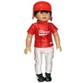 thumbnail image 3 of Red Baseball Uniform 7pc for 18-Inch Dolls, 3 of 4