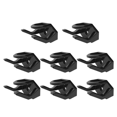 

Andvari Baseball Hanger 8Pcs Hat Hook Self-Adhesive Optional Screw Strong Clamping Force Wall-mounted Baseball Hook Home Supply