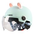 thumbnail image 3 of Open Face Helmet Lightweight Accessories for Cruiser Street Autobicycle Green, 3 of 8