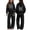 Black, variant on LvhaoGJOB Big Kids Boys Sweatshirt and Pants Outfit Set, Black - fleece fabric, ready for print