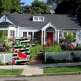 thumbnail image 5 of ONETECH Watermelon Kiwi Stripes Garden Flag 12x18in White, 5 of 6