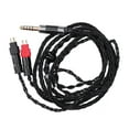 thumbnail image 3 of Audio Cable For  Silver Plated Audio Cable Occ Audio Cable Auxiliary Cable Double Needle 8 Core Balanced OCC Silver Plated Audio Cable For  HD600 HD5804.4mm Balanced, 3 of 8
