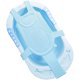 thumbnail image 4 of Cojín de almohada ajustable para bañera para recién nacidos Suave Cómodo de alta elasticidad Alfombra de baño para bebés Cuna de ducha de plástico en forma de cruz Azul claro Inevent BA000370-01, 4 of 7