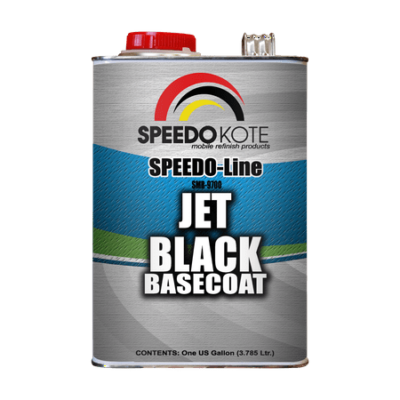 Jet Black Basecoat for automotive base coat , One Gallon (Best Spray Gun For Base And Clearcoat)