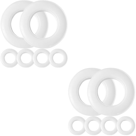 FRCOLOR 12 pcs Curtain Grommet Curtain Buttonhole Curtain Sliding Ring Curtain Rings